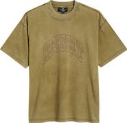 Represent Embellished Stud Logo Cotton Graphic T-Shirt