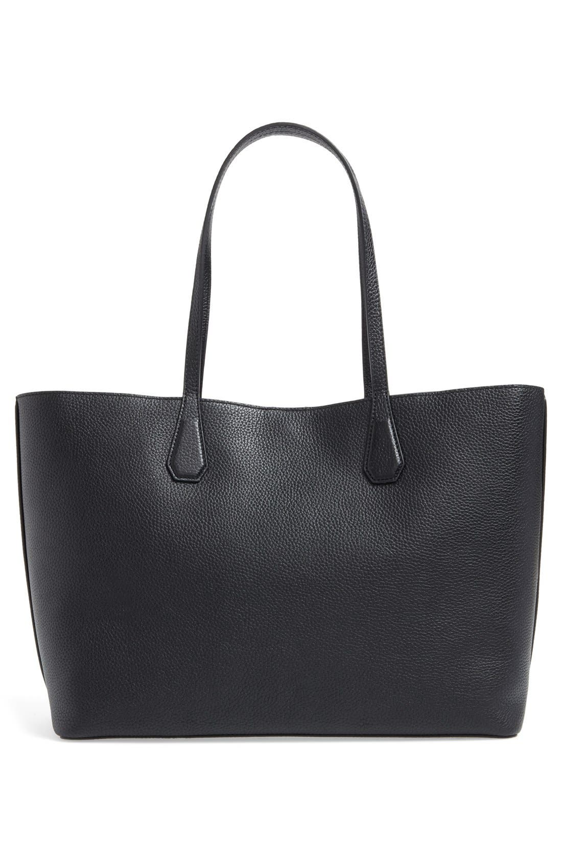 Tory Burch 'Perry' Leather Tote, Alternate, color, 