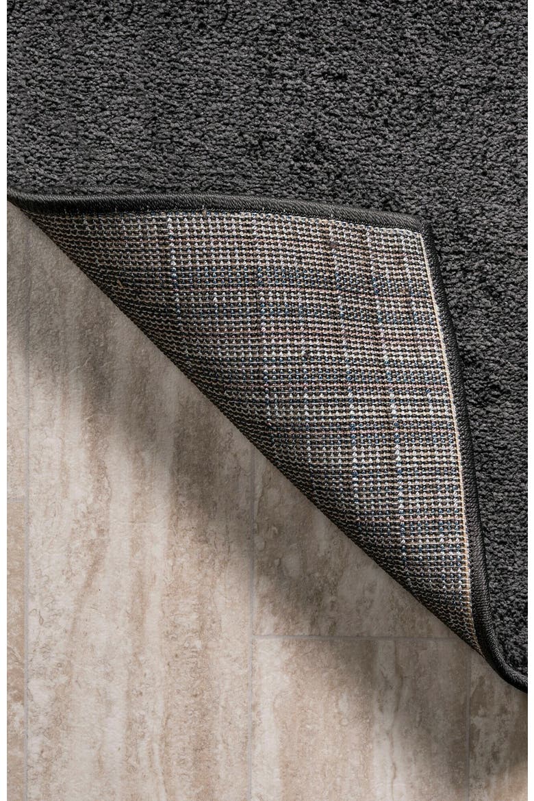 Haze Solid Low-Pile Area Rug, Alternate, color, Black