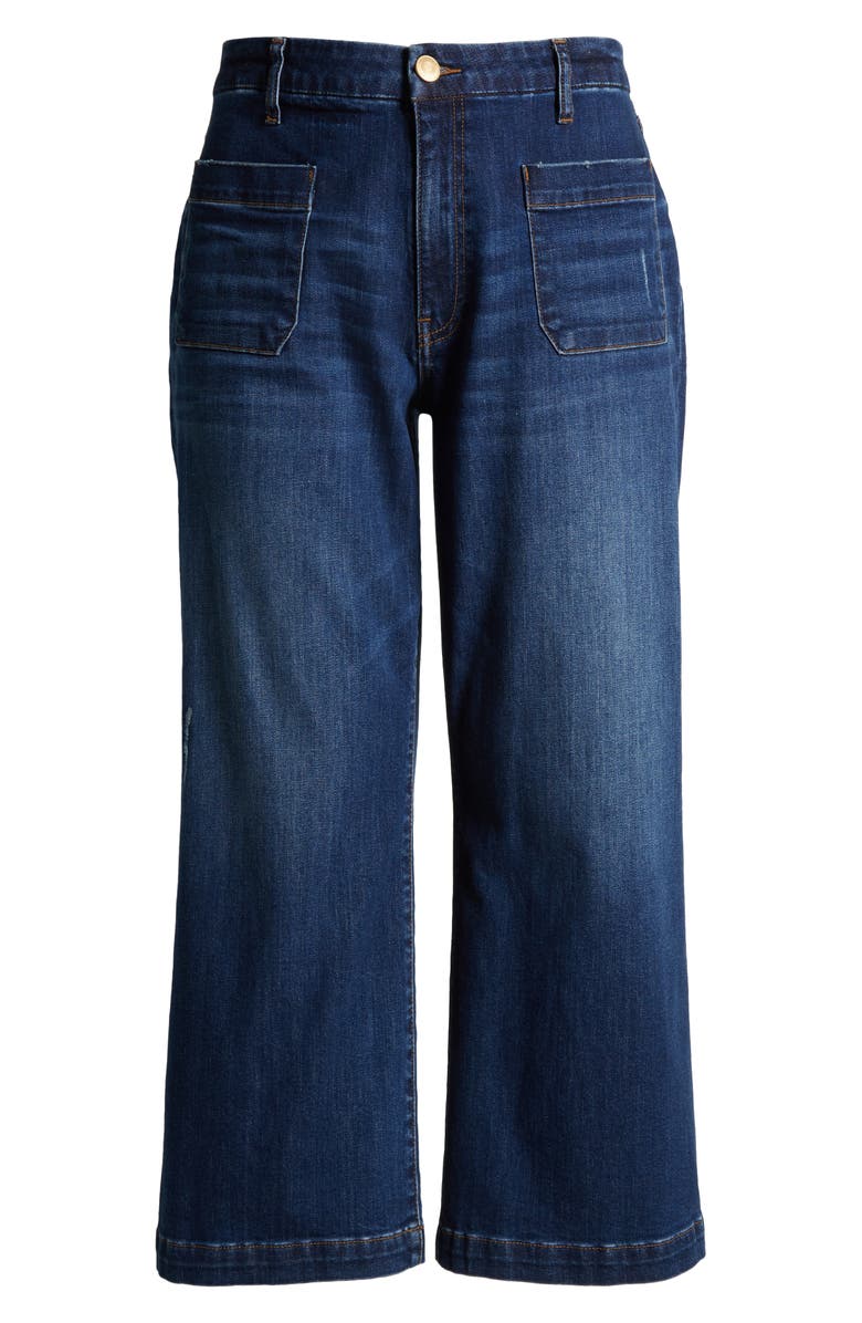 KUT from the Kloth Meg High Waist Ankle Wide Leg Jeans, Alternate, color, 