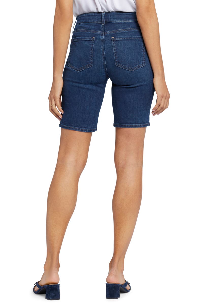 NYDJ Ella Side Slit Denim Shorts, Alternate, color, Palace