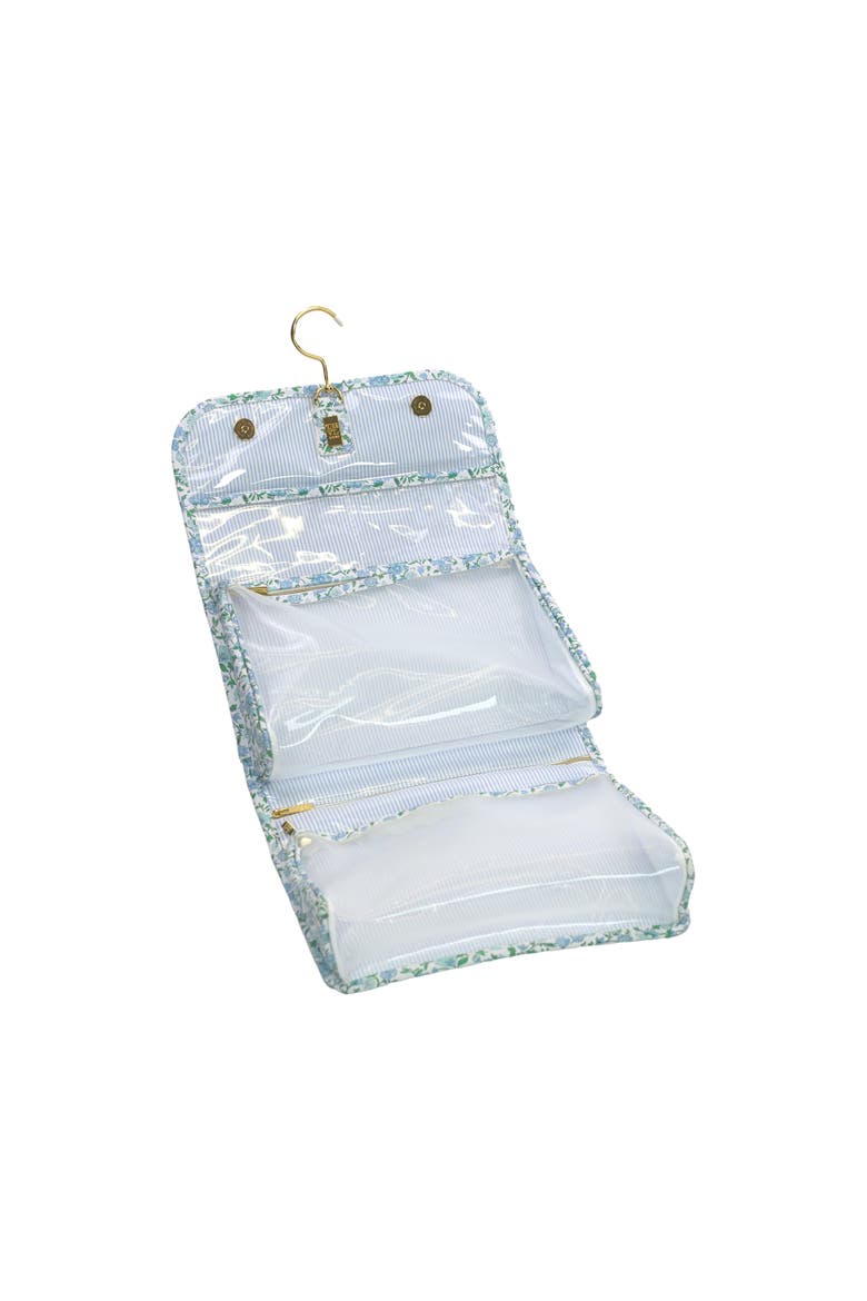 Hamptons Floral Hanging Toiletry Bag, Alternate, color, Blue