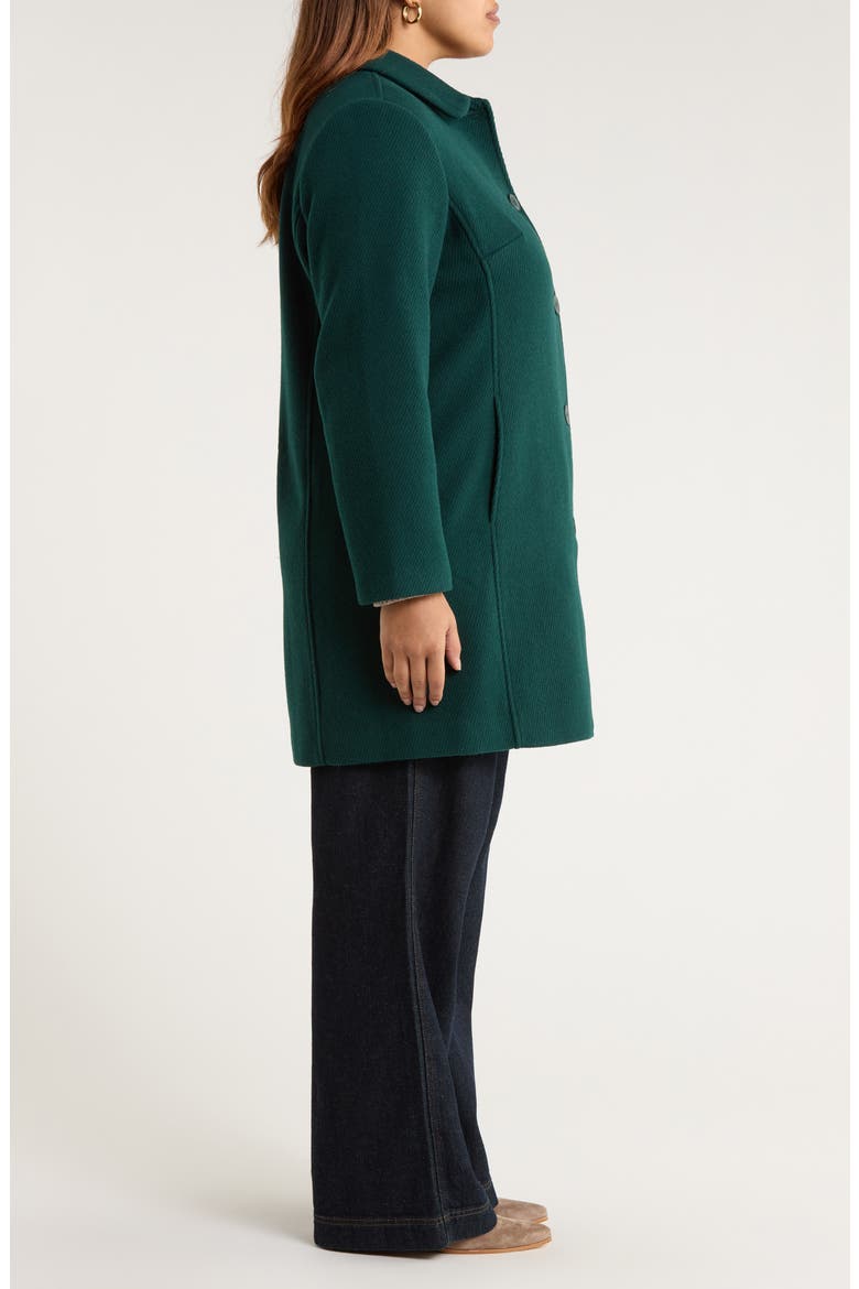 Wood Cabin Coat, Alternate, color, VERTE