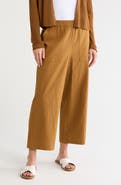 Eileen Fisher Stretch Organic Cotton Crop Pants