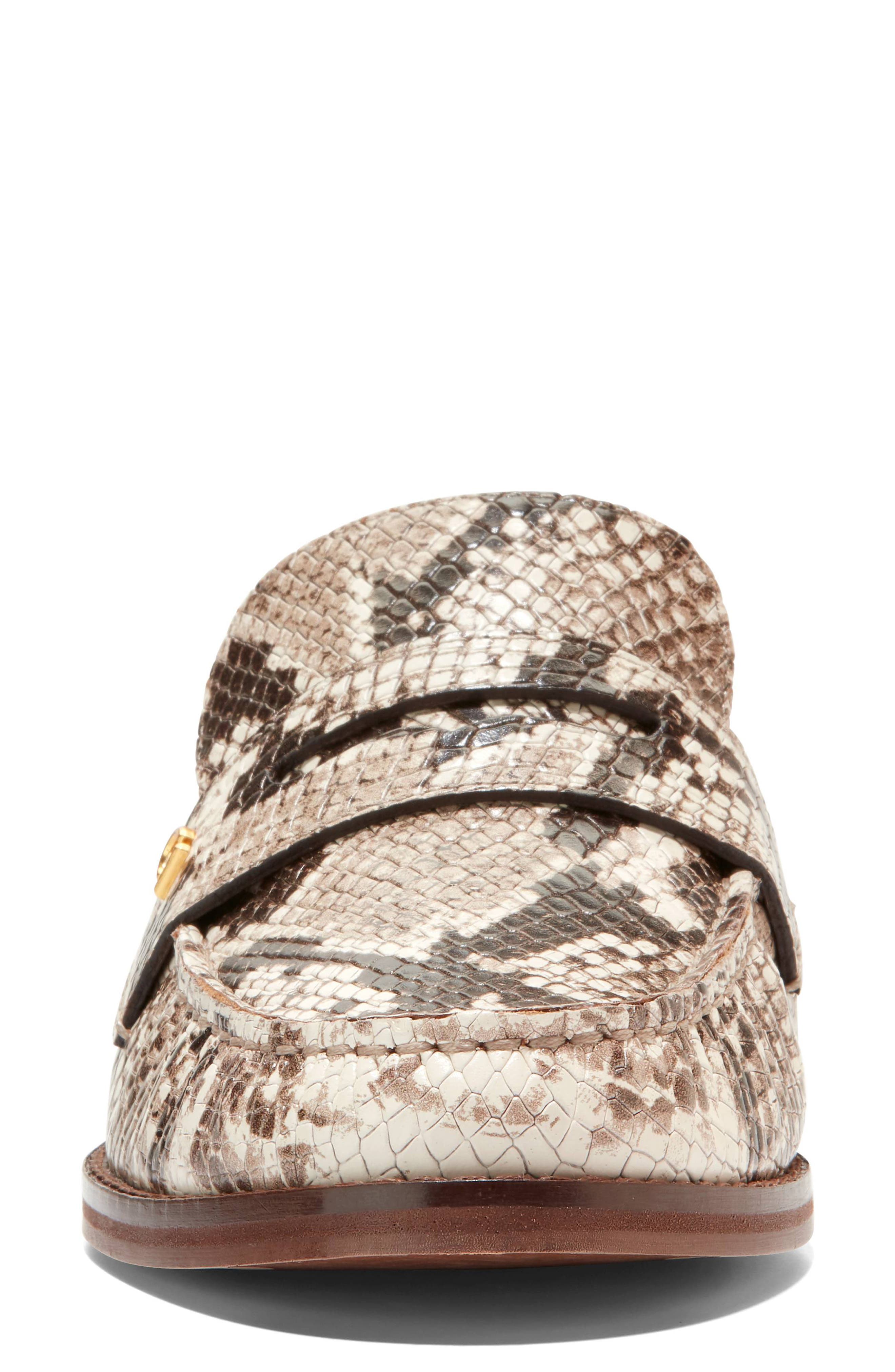 Cole Haan Lux Snakeskin Embossed Mule, Alternate, color, 