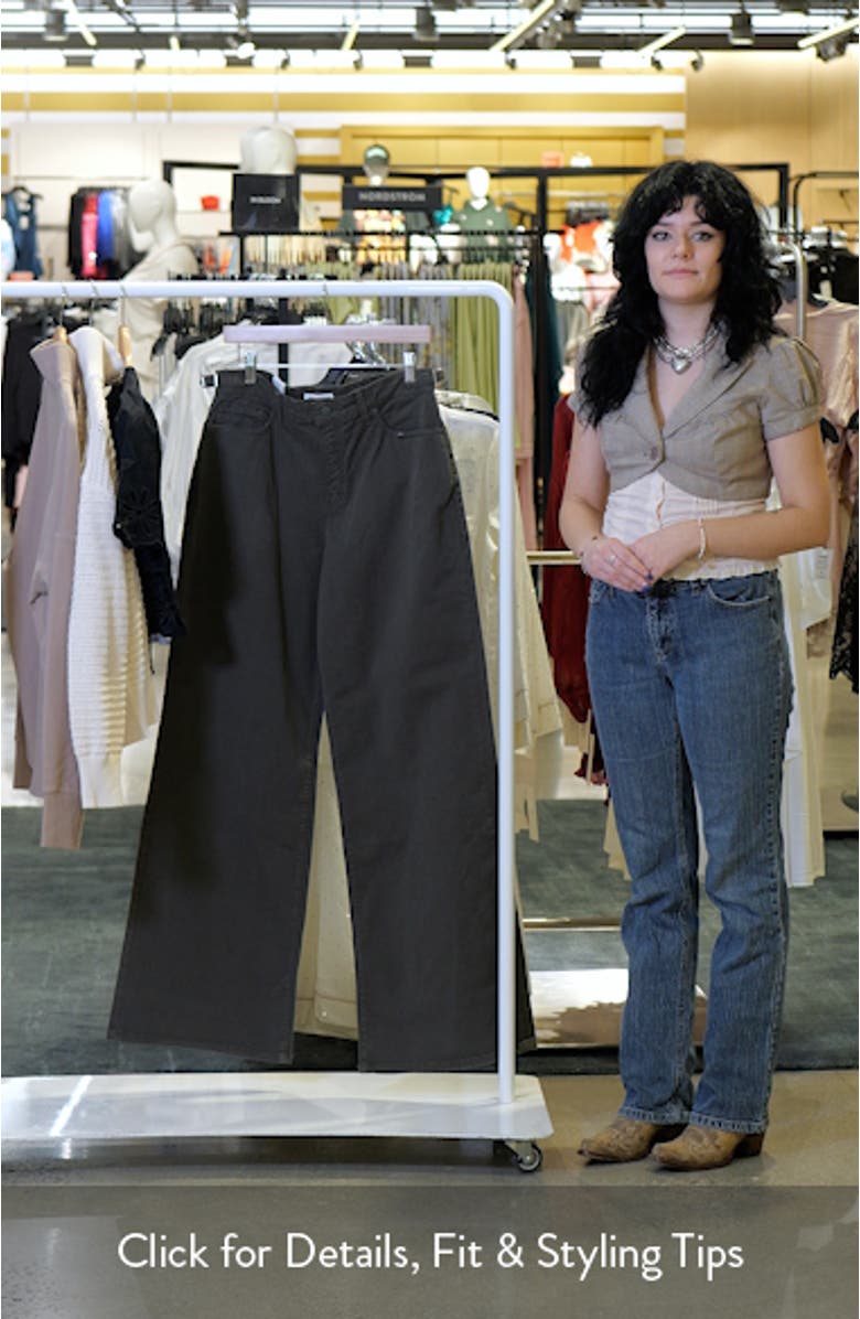 Good Ease Wide Leg Twill Pants, sales video thumbnail