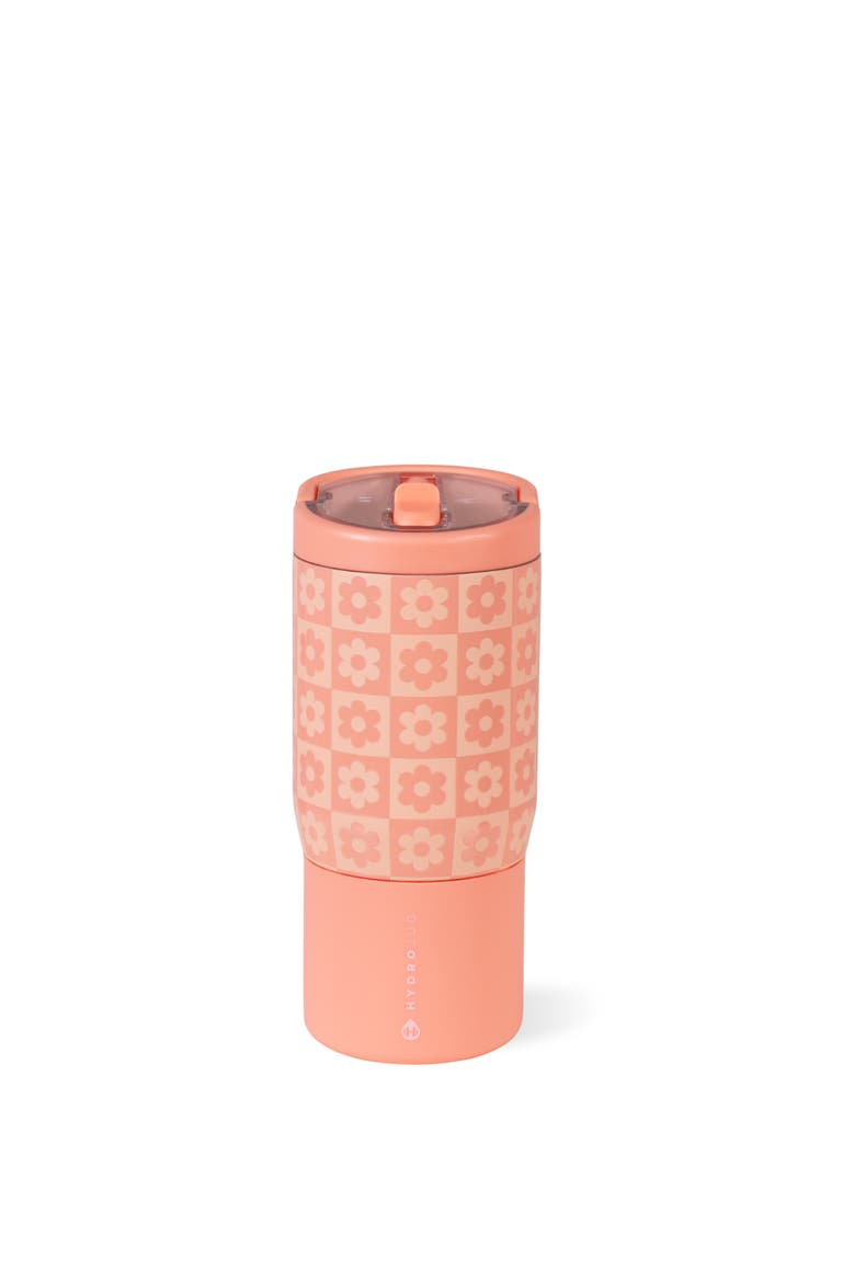 Kids 14 oz Sport Water Bottle - Stainless Steel, Insulated, 100% Leakproof, With Carry Handle, BPA-Free, Kid-Friendly Design, Alternate, color, Daisy Checkers