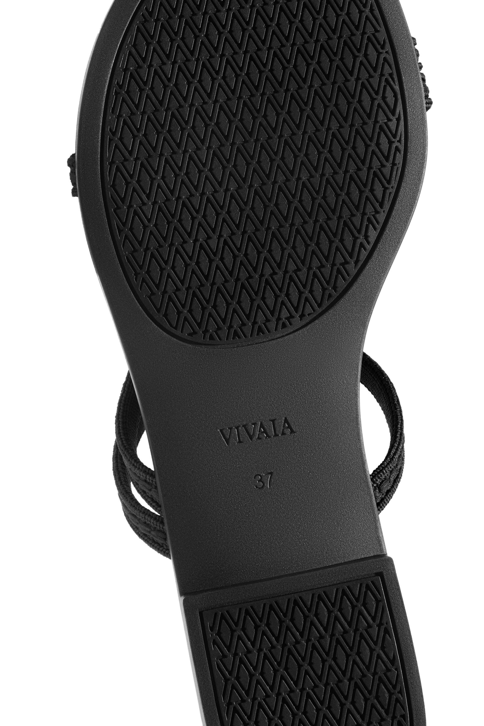Carla Round-Toe Flip-Flops, Alternate, color, Noir