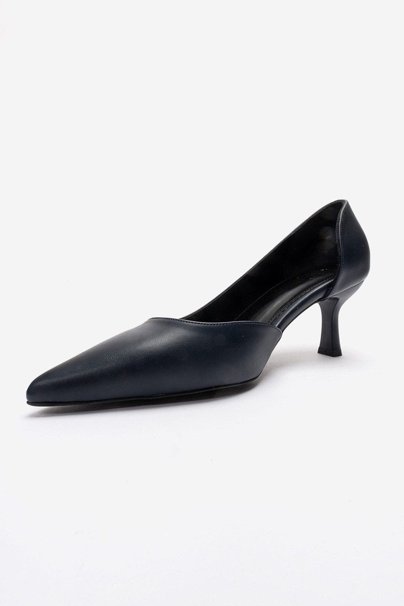 Arel Pointed Toe Pump, Alternate, color, Navy