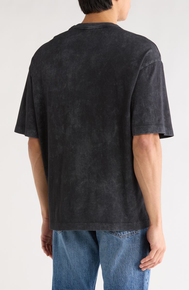 Calvin Klein Powder Wash Heavyweight Cotton T-Shirt, Alternate, color, Black