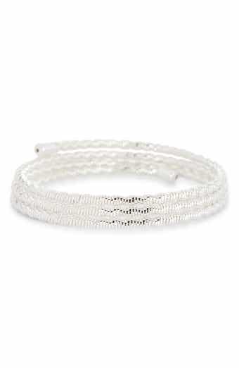 NORDSTROM RACK Textured Coil Wrap Bracelet