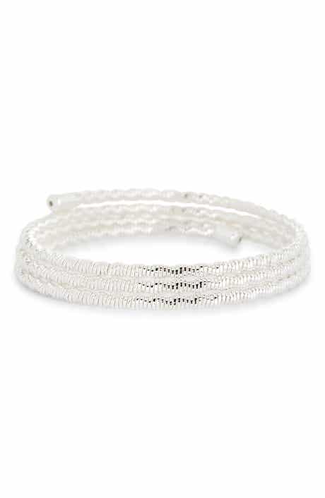 NORDSTROM RACK Textured Coil Wrap Bracelet