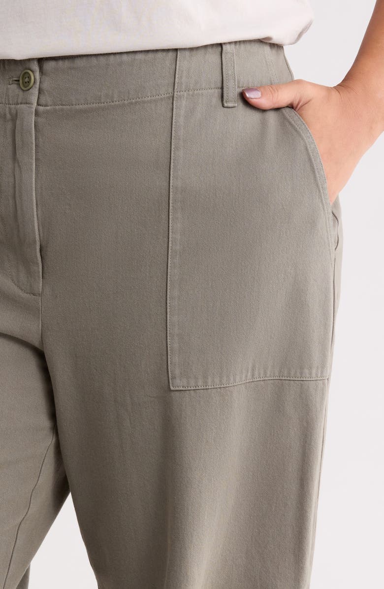 Eileen Fisher Garment Dyed Utility Pants, Alternate, color, Bay Leaf