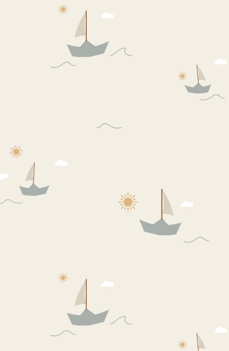 SARANONI Minky Print Swaddle, Alternate, color, Boat