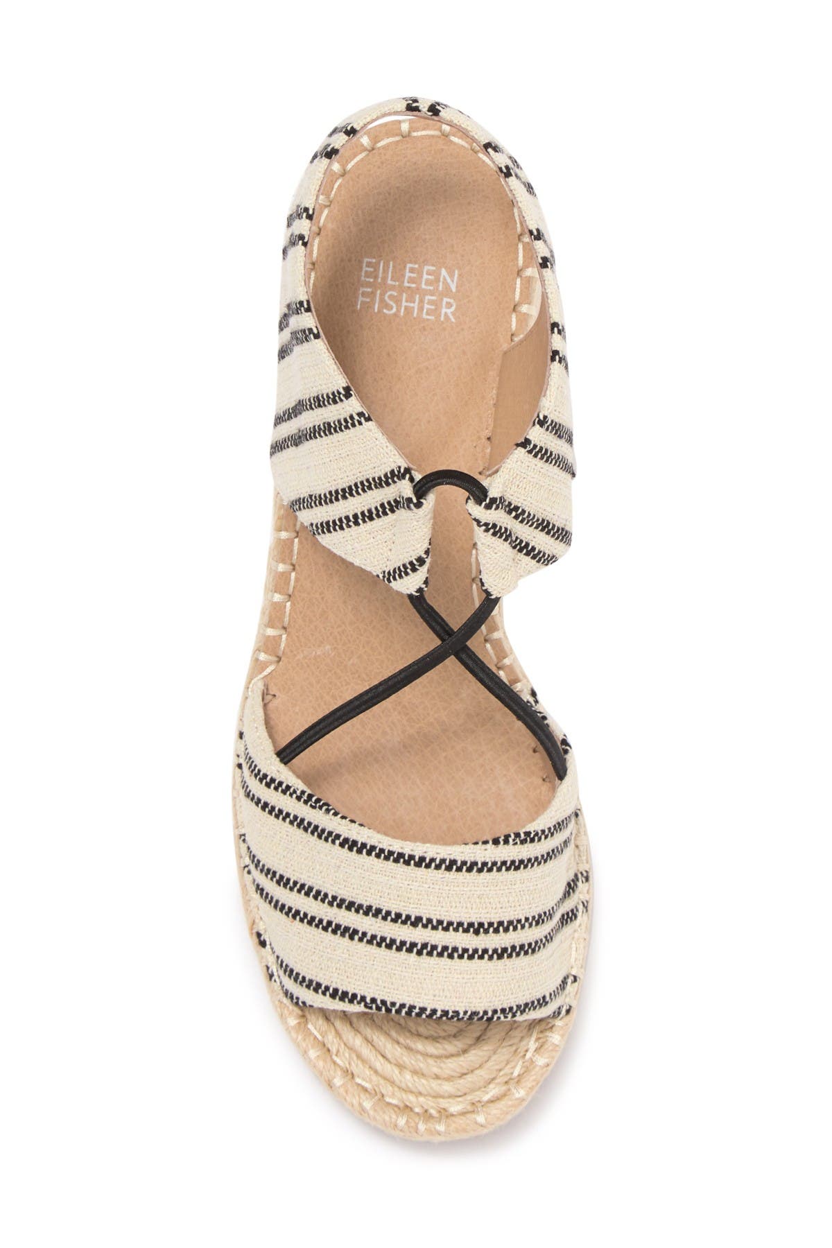 Eileen Fisher Agnes Knit Espadrille Wedge Sandal, Alternate, color, 