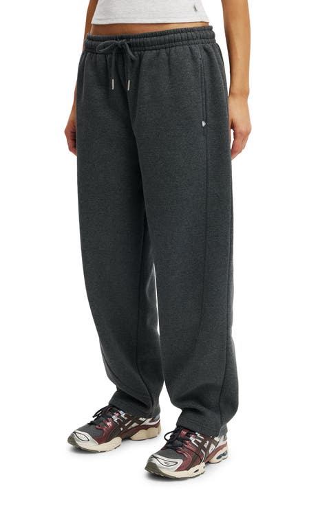 Women's Active Plush Essential Barrel Sweatpant
