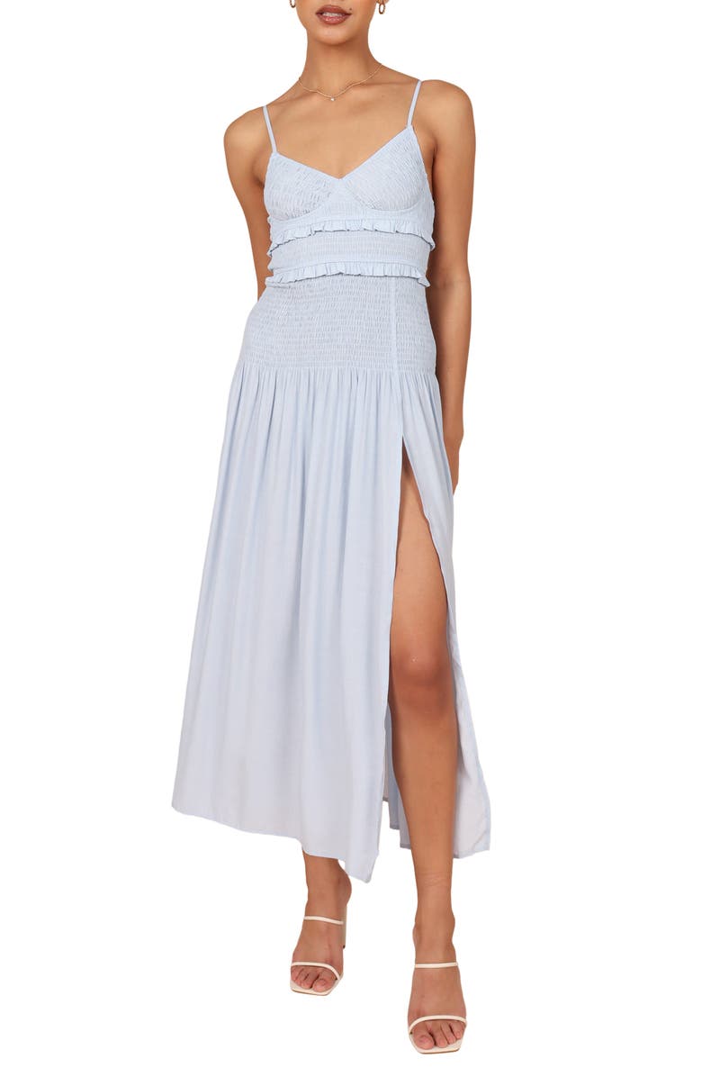 Petal & Pup Smocked Sleeveless Maxi Dress, Main, color,