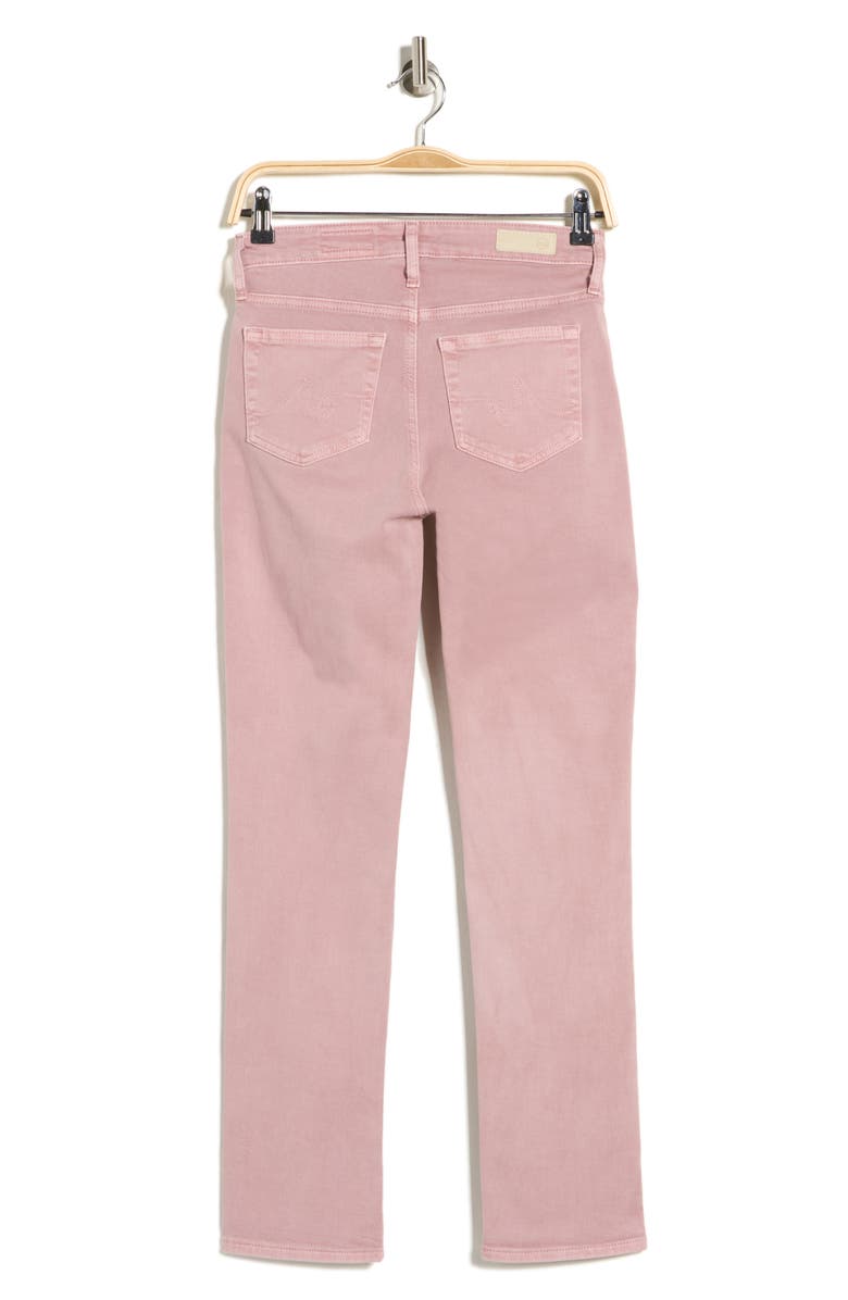 AG Mari Slim Ankle Straight Leg Jeans, Alternate, color, Hi-White Rosy Blush