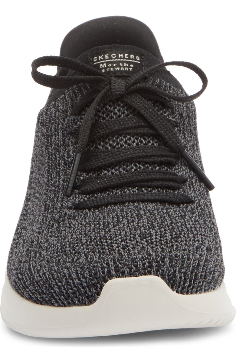 SKECHERS x Martha Stewart Ultra Flex 3.0 Sneaker, Alternate, color, Black