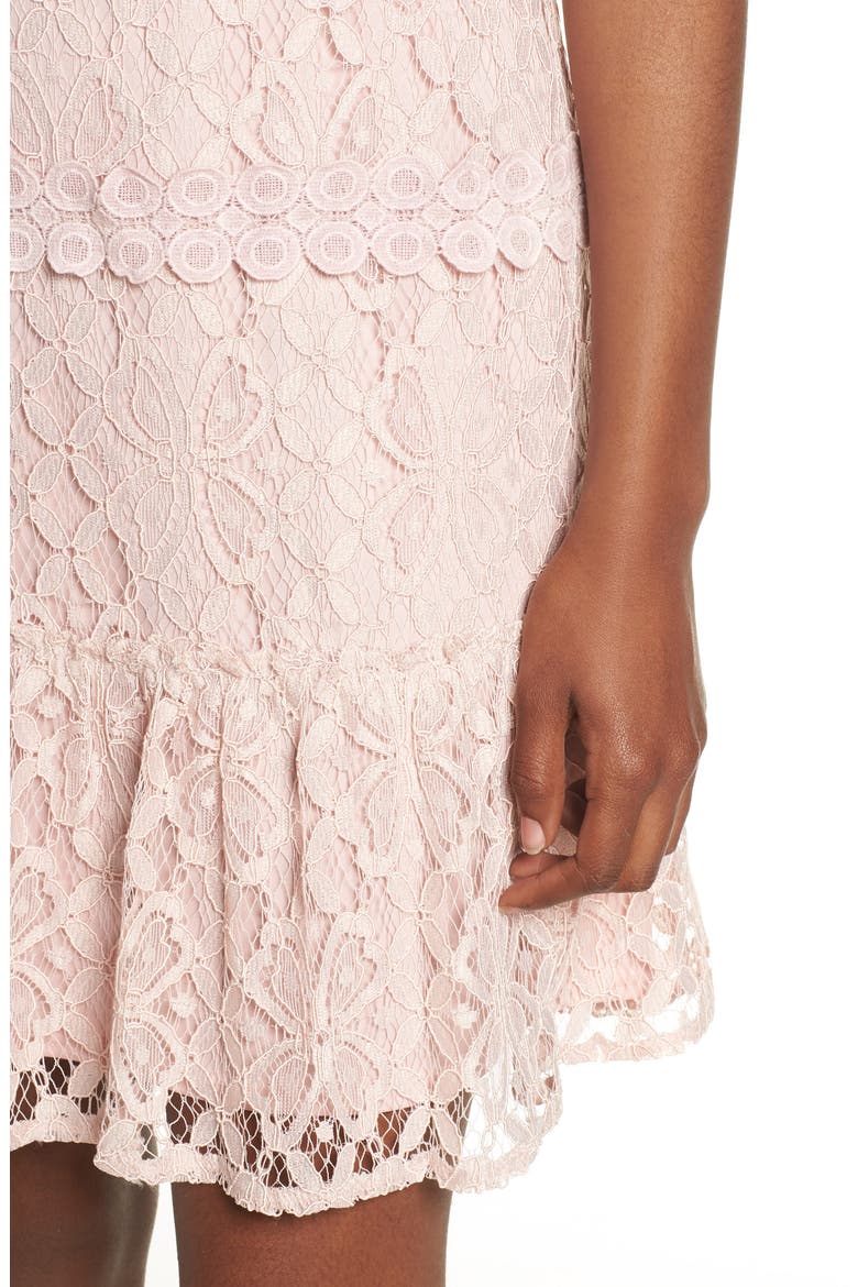 Lace Sheath Dress, Alternate, color, BLUSH