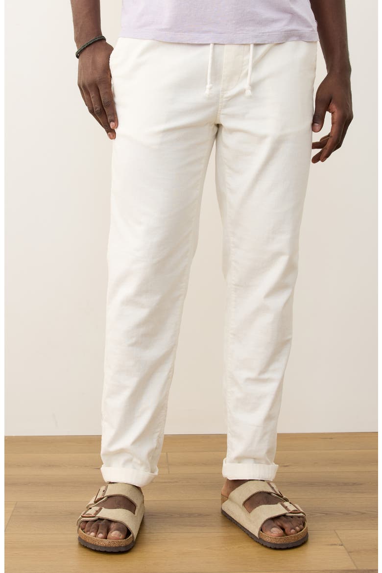 Saturday Stretch Cotton Beach Pants, Alternate, color, WHITE