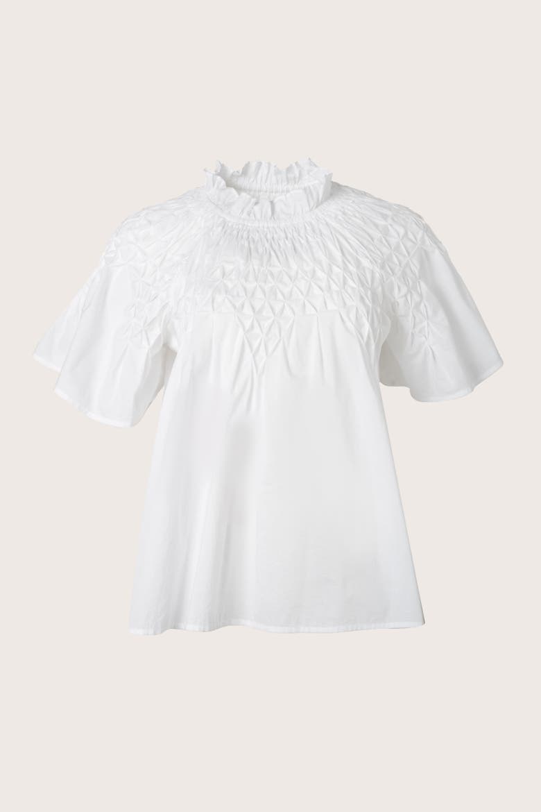 Bejart Top, Alternate, color, White