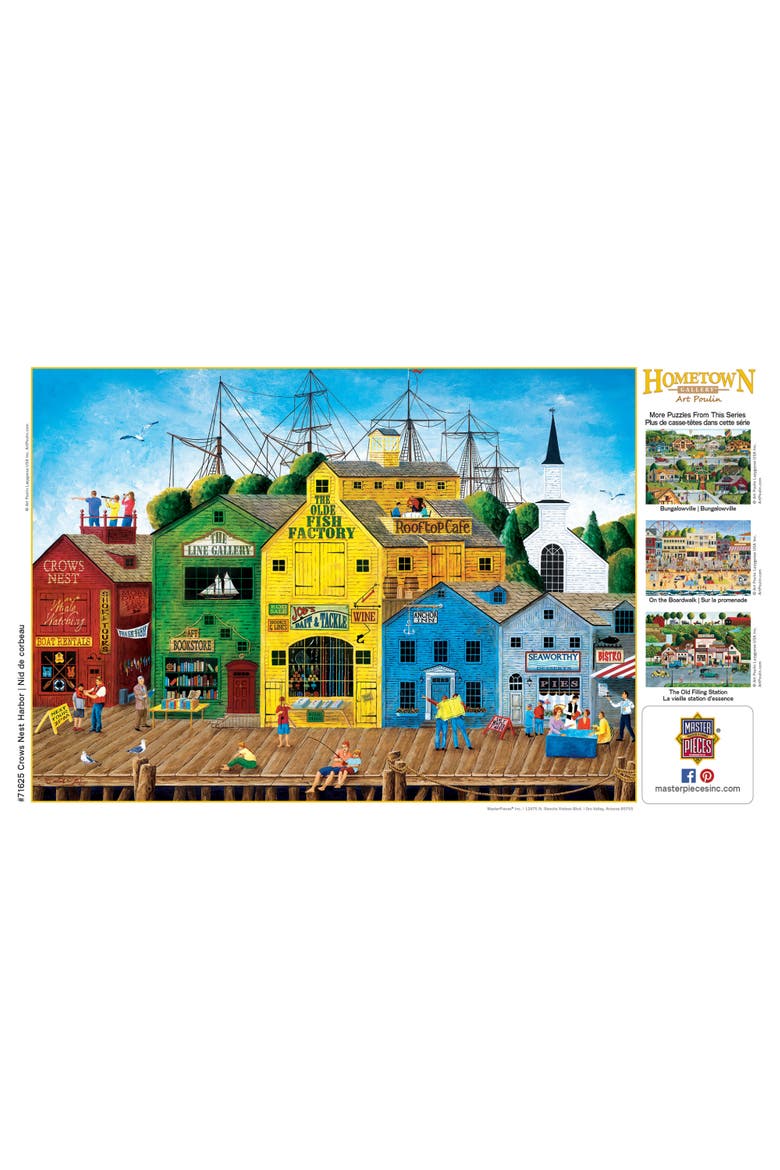 Crows Nest Harbor 1000 Piece Puzzle, Alternate, color, Multicolor