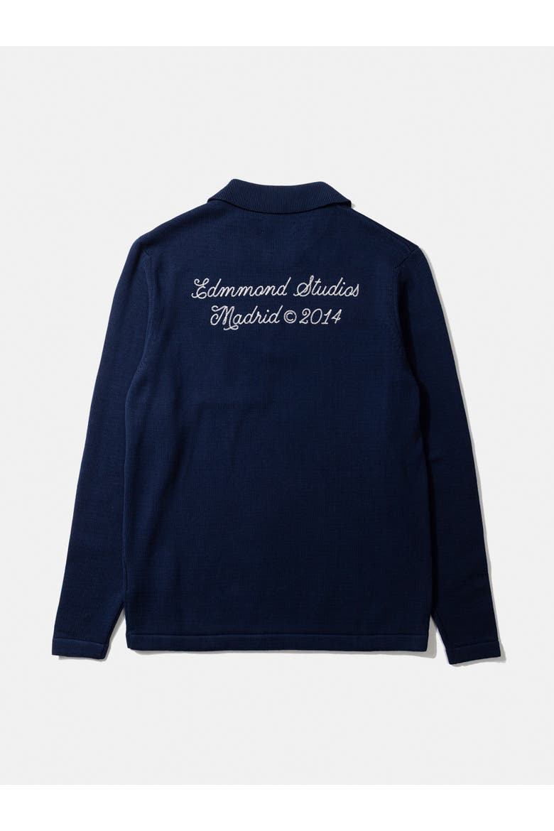 Signature Half Zip Sweater, Alternate, color, Plain Navy
