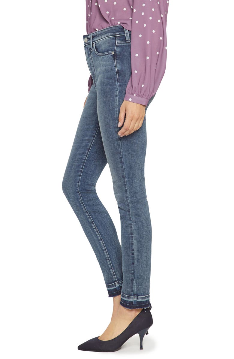 NYDJ Ami High Waist Release Hem Skinny Jeans, Alternate, color, 
