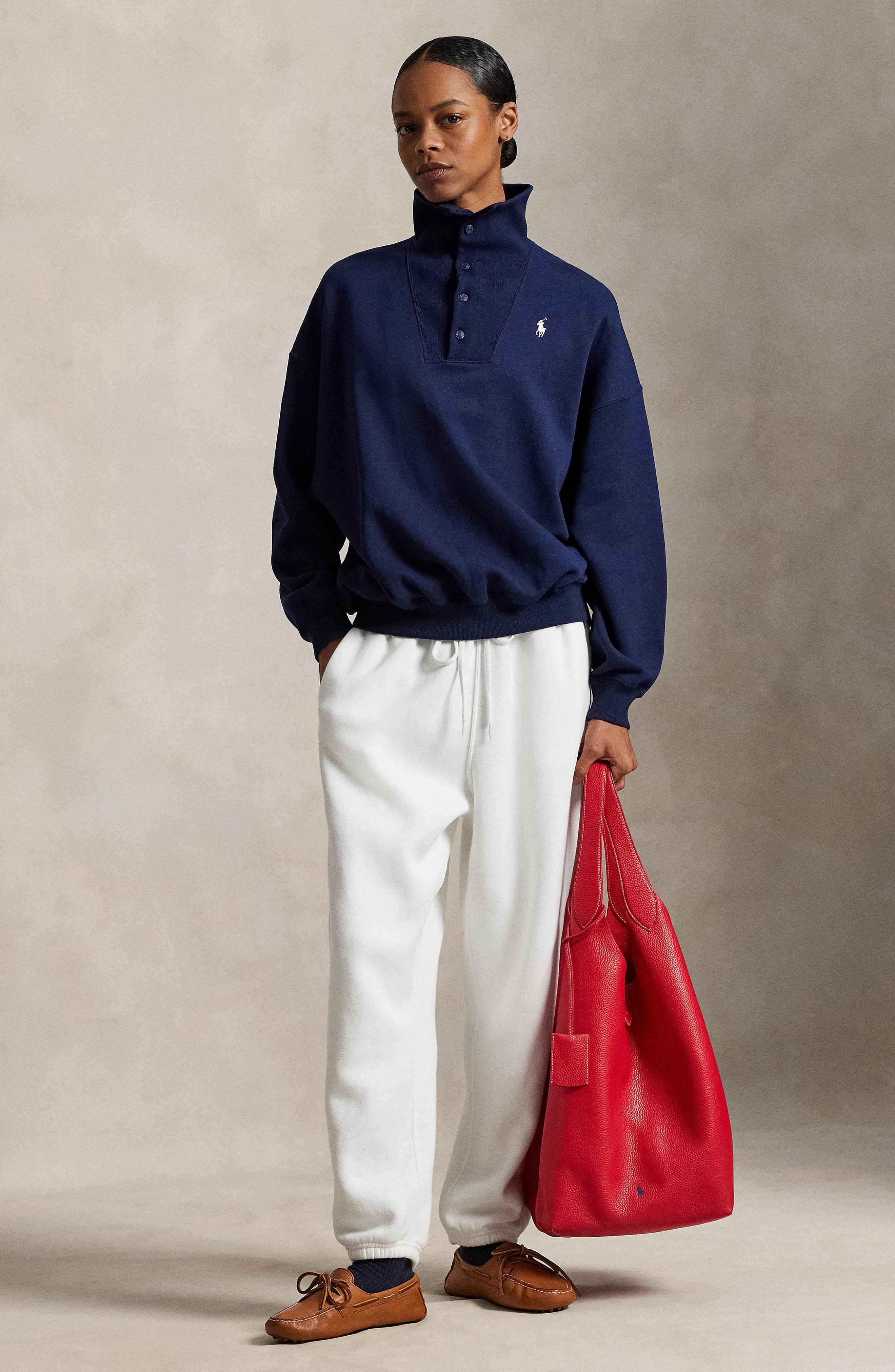 Polo Ralph Lauren Team USA Embroidered Graphic Snap Placket