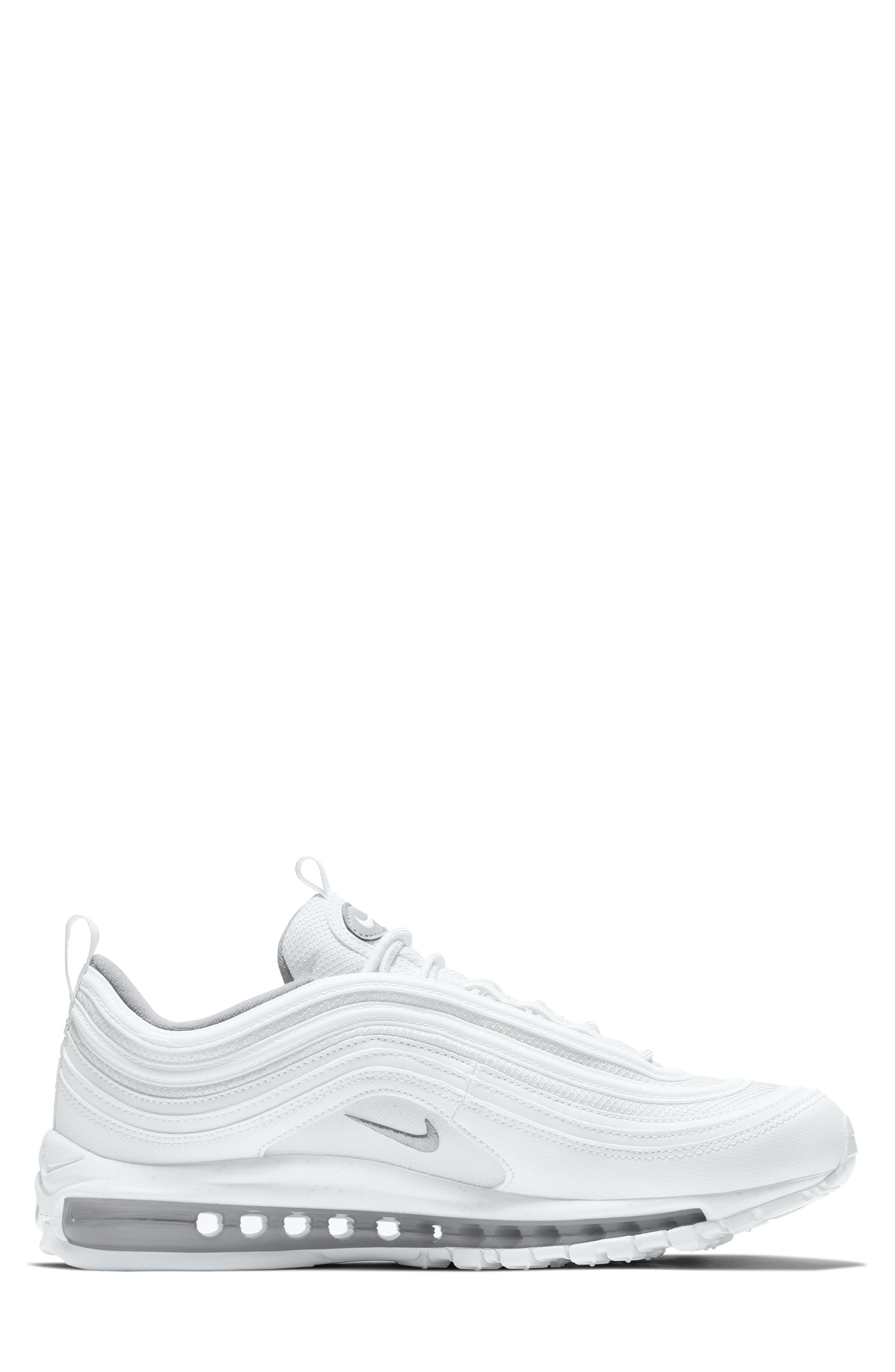 Air Max 97 Sneaker, Alternate, color, 101 WHITE/WLFGRY