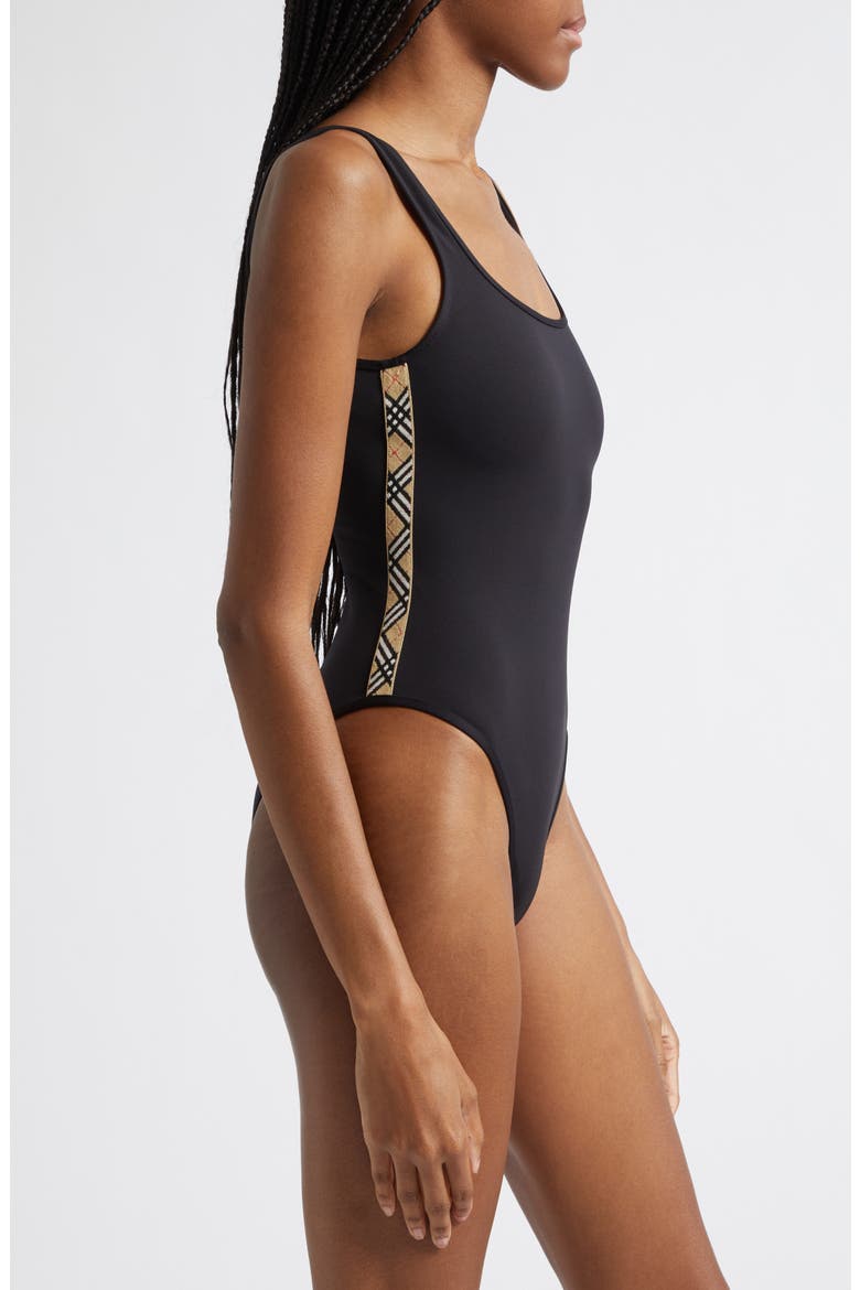 Sorcha One-Piece Swimsuit, Alternate, color, BLACK