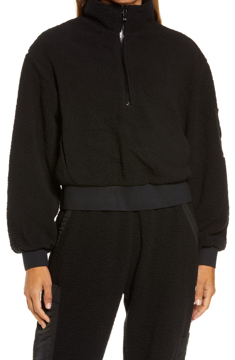 Alo High Pile Fleece Hooded Jacket, Alternate, color, 