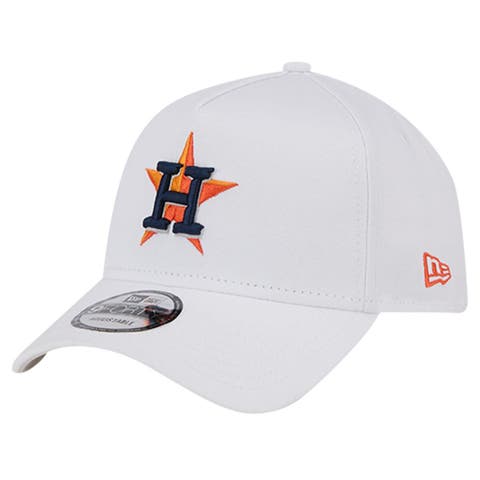 Men's New Era White Houston Astros TC A-Frame 9FORTY Adjustable Hat