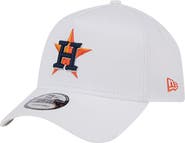 New Era Men's New Era White Houston Astros TC A-Frame 9FORTY Adjustable Hat