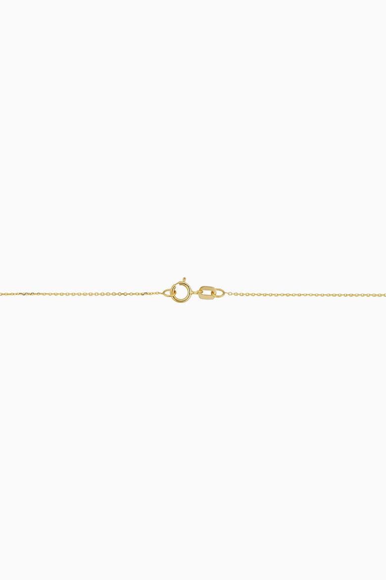 14K Yellow Gold Peace and Love Necklace, Alternate, color, Yellow Gold