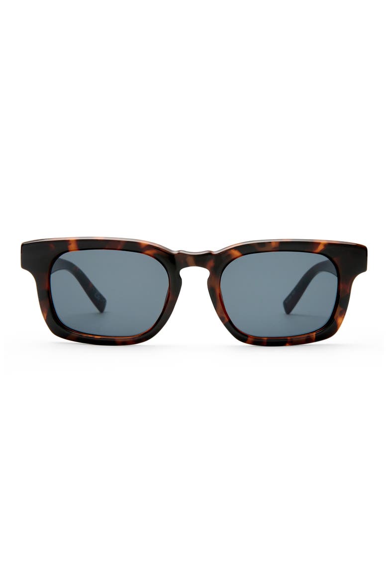 Iceman 52mm Square Sunglasses, Main, color, TOKYO TORT / SMOKE MONO