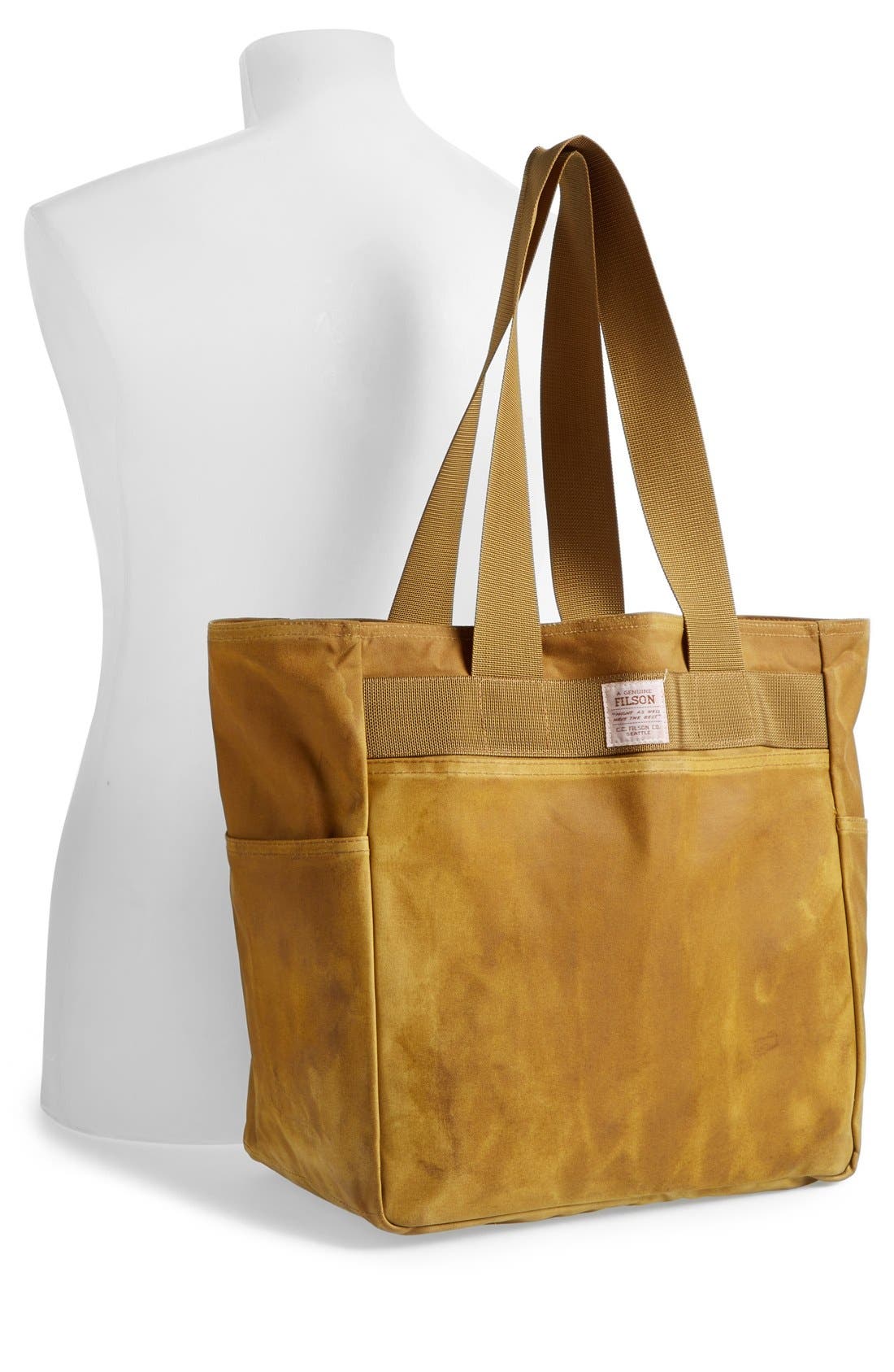 Tin Cloth Tote Bag, Alternate, color, TAN