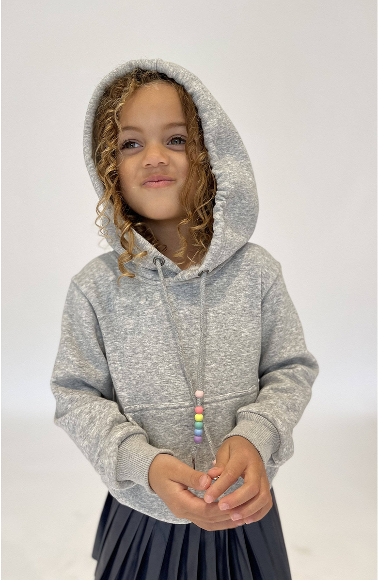 Lola + The Boys Crystal Rainbow Rain Hoodie, Alternate, color,