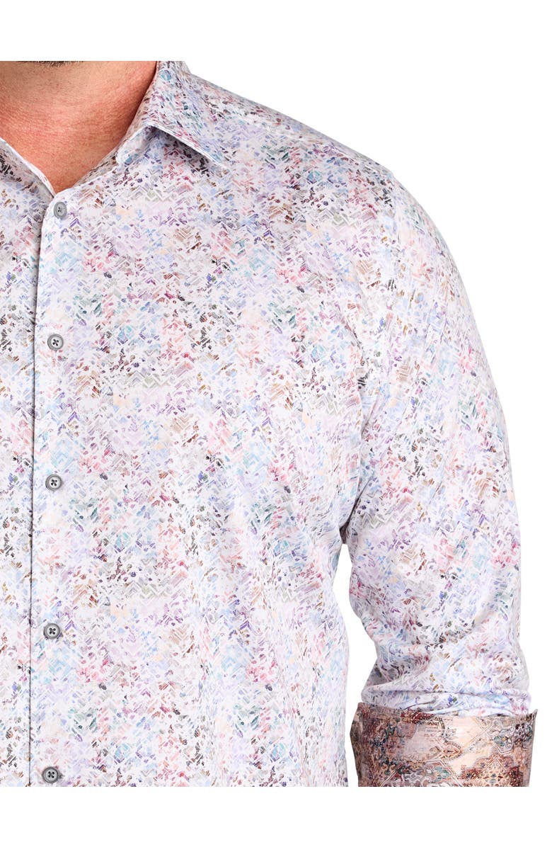 Robert Graham DXL Big & Tall  Liverpool Sport Shirt, Alternate, color, White