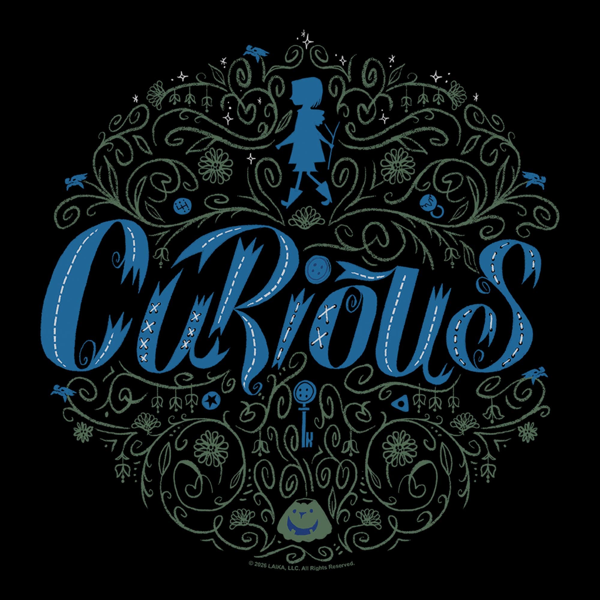 Coraline Men's Curious Floral Circle Short Sleeve T-Shirt (Men) | Nordstrom