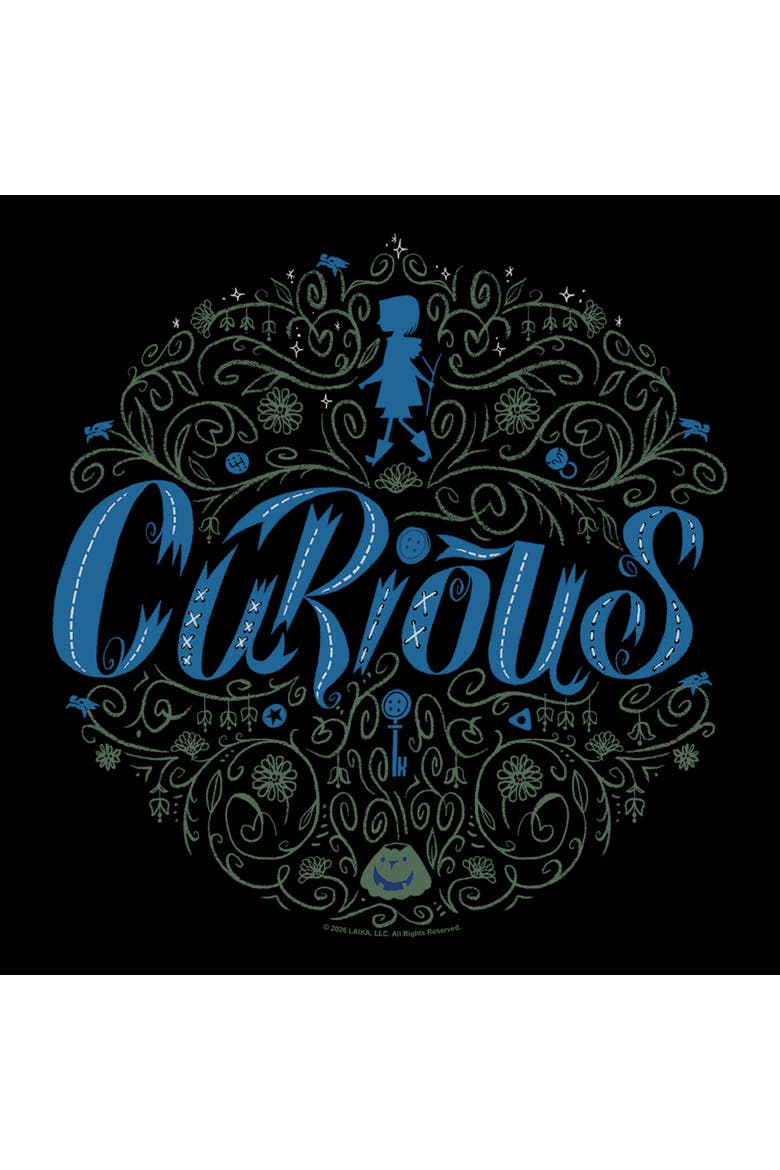 Men's Curious Floral Circle Short Sleeve T-Shirt, Alternate, color, Black