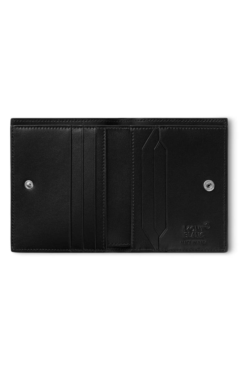 Montblanc Meisterstück Leather Compact Wallet, Alternate, color, Black