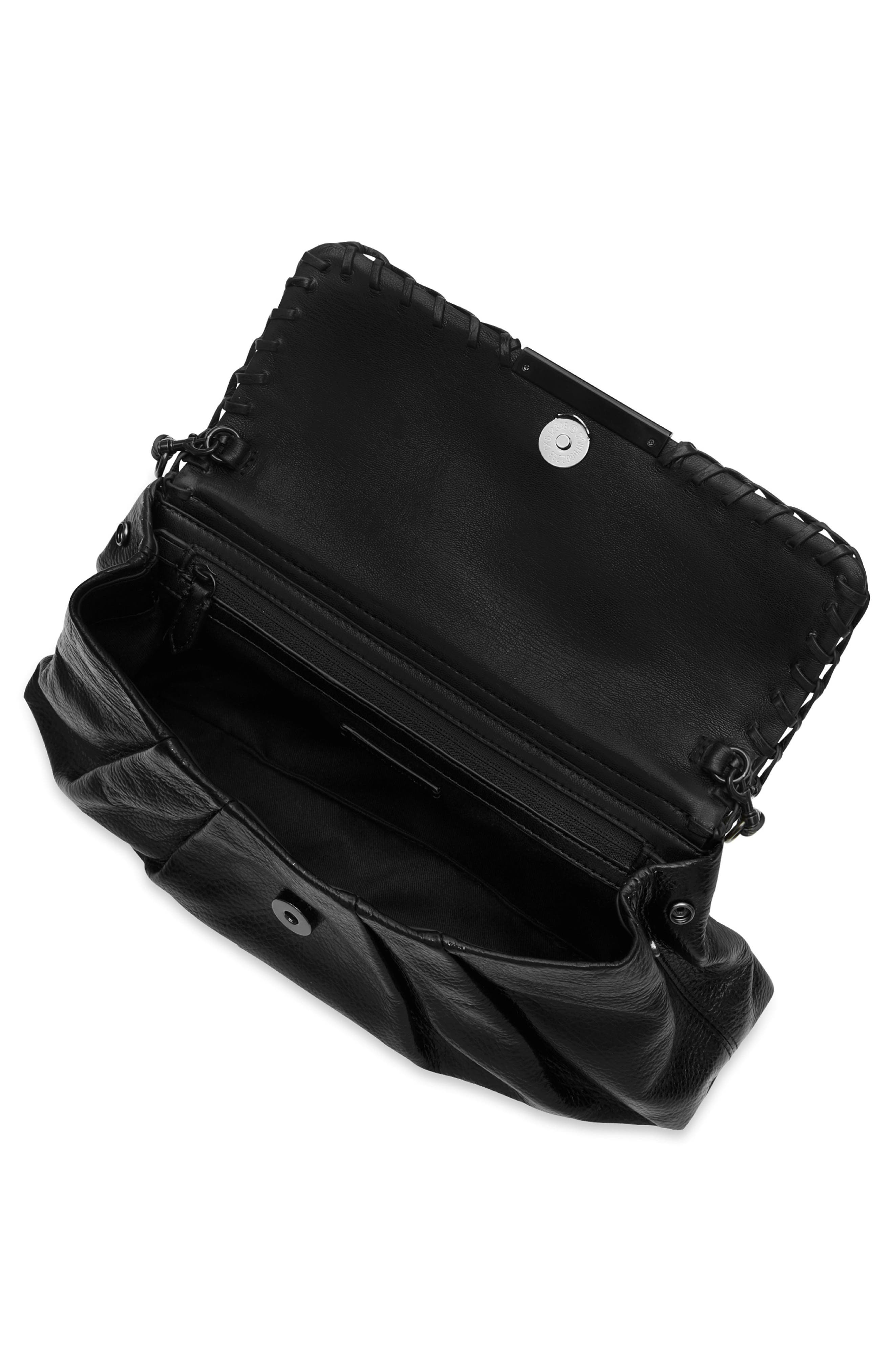 Rebecca Minkoff Soho Shoulder Bag, Alternate, color, Black