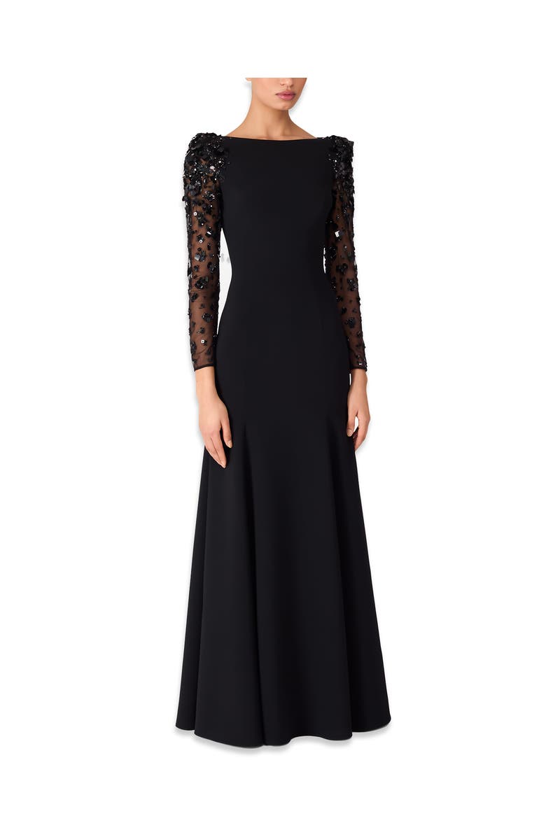 Jenny Packham Sylvia Maxi Dress, Alternate, color, Liquorice