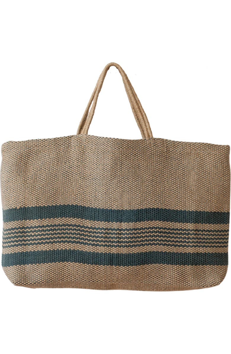 Will & Atlas Chelsea Wide Market Shopper Jute Tote, Alternate, color, Natural/ Grey