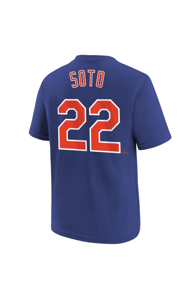 Nike Youth Nike Juan Soto Royal New York Mets Name & Number T-Shirt, Alternate, color, Royal