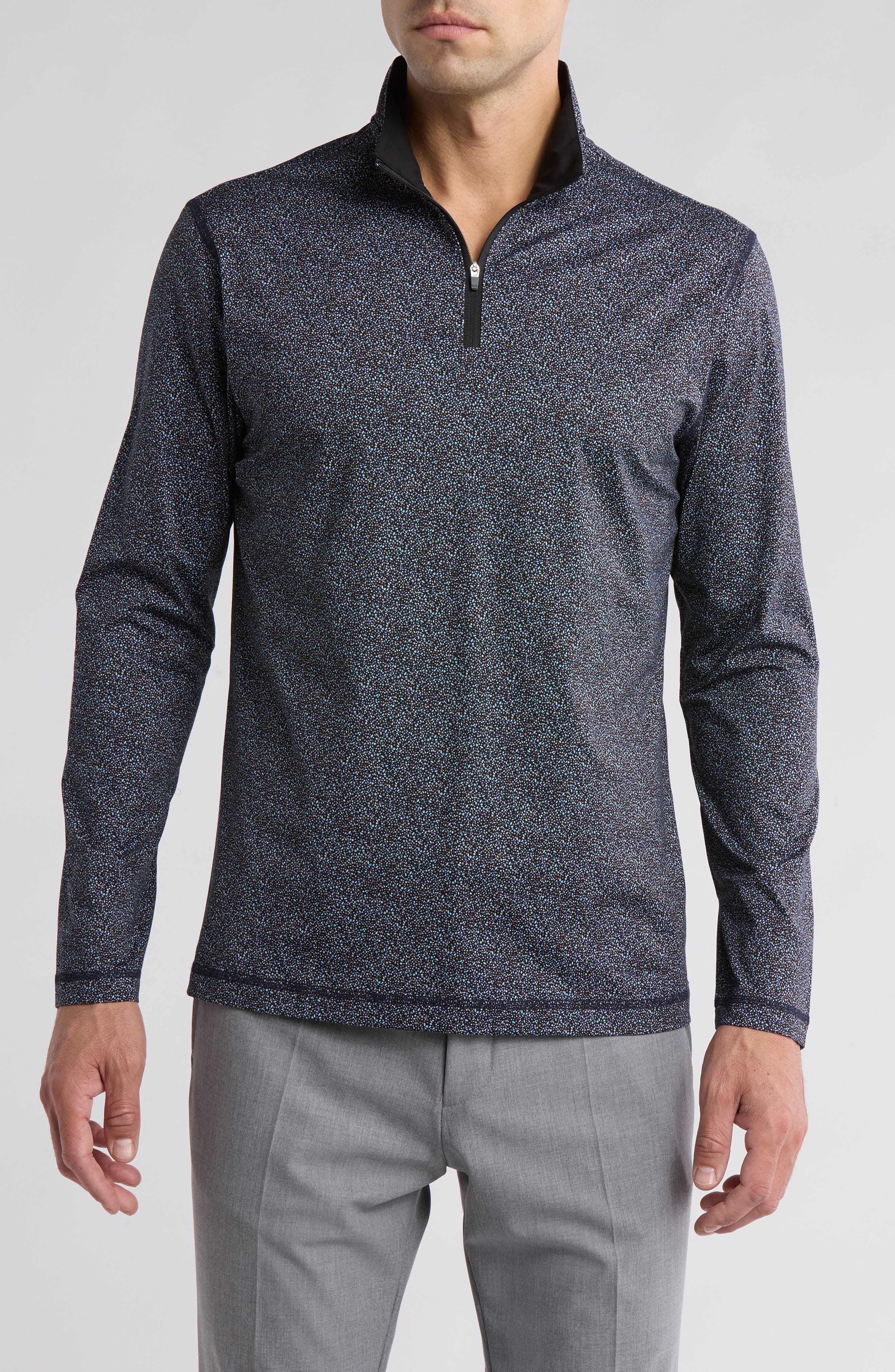 Bugatchi Half Zip Pullover Top (Men) | Nordstromrack