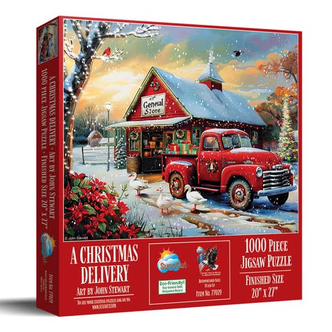 A Christmas Delivery 1000 piece Jigsaw Puzzle for Adults