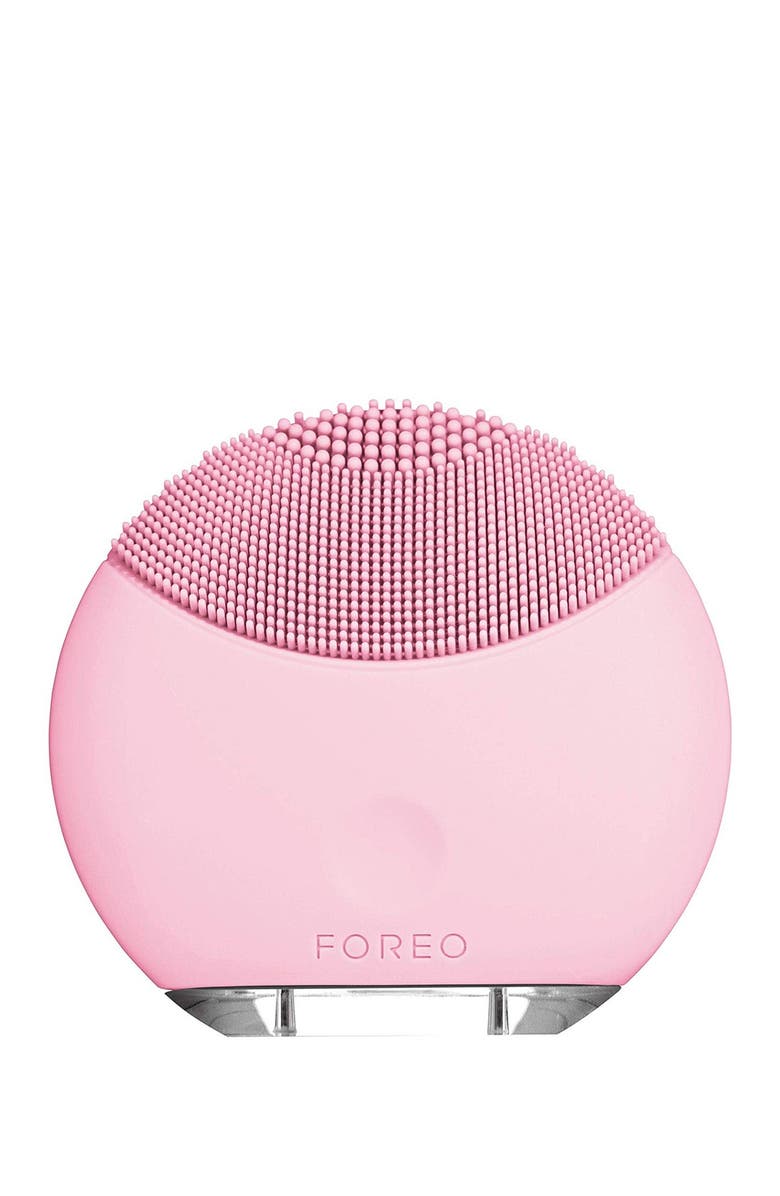 FOREO LUNA Mini USB Facial Brush - Petal Pink, Main, color, 